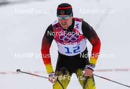 11.02.2014, Sochi, Russia (RUS): Josef Wenzl (GER), Fischer, Leki, Rottefella, Adidas  - XXII. Olympic Winter Games Sochi 2014, cross-country, individual sprint, Sochi (RUS). www.nordicfocus.com. © NordicFocus. Every downloaded picture is fee-liable.