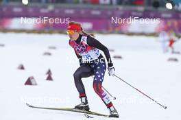 11.02.2014, Sochi, Russia (RUS): Sophie Caldwell (USA) - XXII. Olympic Winter Games Sochi 2014, cross-country, individual sprint, Sochi (RUS). www.nordicfocus.com. © NordicFocus. Every downloaded picture is fee-liable.