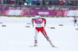 11.02.2014, Sochi, Russia (RUS): Marit Bjoergen (NOR) - XXII. Olympic Winter Games Sochi 2014, cross-country, individual sprint, Sochi (RUS). www.nordicfocus.com. © NordicFocus. Every downloaded picture is fee-liable.