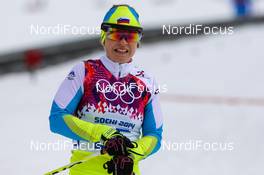 11.02.2014, Sochi, Russia (RUS): Alenka Cebasek (SLO), Fischer, Swix, Alpina, Rottefella, One Way - XXII. Olympic Winter Games Sochi 2014, cross-country, individual sprint, Sochi (RUS). www.nordicfocus.com. © NordicFocus. Every downloaded picture is fee-liable.