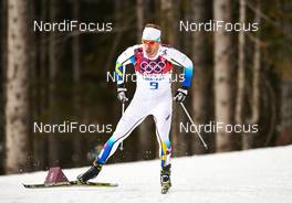 11.02.2014, Sochi, Russia (RUS): Emil Joensson (SWE) - XXII. Olympic Winter Games Sochi 2014, cross-country, individual sprint, Sochi (RUS). www.nordicfocus.com. © NordicFocus. Every downloaded picture is fee-liable.