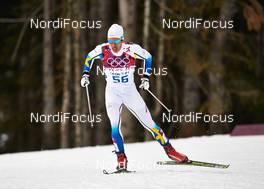 11.02.2014, Sochi, Russia (RUS): Marcus Hellner (SWE) - XXII. Olympic Winter Games Sochi 2014, cross-country, individual sprint, Sochi (RUS). www.nordicfocus.com. © NordicFocus. Every downloaded picture is fee-liable.