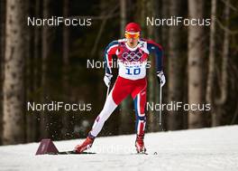 11.02.2014, Sochi, Russia (RUS): Anders Gloeersen (NOR) - XXII. Olympic Winter Games Sochi 2014, cross-country, individual sprint, Sochi (RUS). www.nordicfocus.com. © NordicFocus. Every downloaded picture is fee-liable.