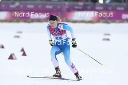 11.02.2014, Sochi, Russia (RUS): Riikka Sarasoja (FIN) - XXII. Olympic Winter Games Sochi 2014, cross-country, individual sprint, Sochi (RUS). www.nordicfocus.com. © NordicFocus. Every downloaded picture is fee-liable.