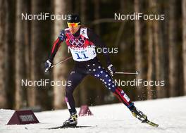 11.02.2014, Sochi, Russia (RUS): Andrew Newell (USA) - XXII. Olympic Winter Games Sochi 2014, cross-country, individual sprint, Sochi (RUS). www.nordicfocus.com. © NordicFocus. Every downloaded picture is fee-liable.