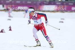 11.02.2014, Sochi, Russia (RUS): Marit Bjoergen (NOR) - XXII. Olympic Winter Games Sochi 2014, cross-country, individual sprint, Sochi (RUS). www.nordicfocus.com. © NordicFocus. Every downloaded picture is fee-liable.