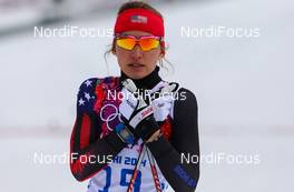 11.02.2014, Sochi, Russia (RUS): Sophie Caldwell (USA), Fischer, Swix, Salomon - XXII. Olympic Winter Games Sochi 2014, cross-country, individual sprint, Sochi (RUS). www.nordicfocus.com. © NordicFocus. Every downloaded picture is fee-liable.