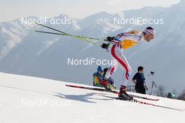 16.02.2014, Sochi, Russia (RUS): Robin Duvillard (FRA) - XXII. Olympic Winter Games Sochi 2014, cross-country, 4x10km men, Sochi (RUS). www.nordicfocus.com. © NordicFocus. Every downloaded picture is fee-liable.