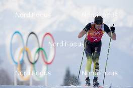 16.02.2014, Sochi, Russia (RUS): Jens Filbrich (GER) - XXII. Olympic Winter Games Sochi 2014, cross-country, 4x10km men, Sochi (RUS). www.nordicfocus.com. © NordicFocus. Every downloaded picture is fee-liable.