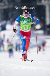 16.02.2014, Sochi, Russia (RUS): Lukas Bauer (CZE) - XXII. Olympic Winter Games Sochi 2014, cross-country, 4x10km men, Sochi (RUS). www.nordicfocus.com. © NordicFocus. Every downloaded picture is fee-liable.