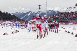 09.02.2014, Sochi, Russia (RUS): Martin Johnsrud Sundby (NOR) - XXII. Olympic Winter Games Sochi 2014, cross-country, skiathlon men, Sochi (RUS). www.nordicfocus.com. © NordicFocus. Every downloaded picture is fee-liable.