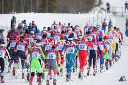09.02.2014, Sochi, Russia (RUS): Event Feature: The field climbs the uphill - XXII. Olympic Winter Games Sochi 2014, cross-country, skiathlon men, Sochi (RUS). www.nordicfocus.com. © NordicFocus. Every downloaded picture is fee-liable.