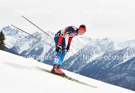 09.02.2014, Sochi, Russia (RUS): Evgeniy Belov (RUS) - XXII. Olympic Winter Games Sochi 2014, cross-country, skiathlon men, Sochi (RUS). www.nordicfocus.com. © NordicFocus. Every downloaded picture is fee-liable.