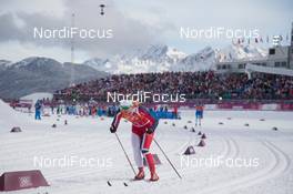 19.02.2014, Sochi, Russia (RUS): Ingvild Flugstad Oestberg (NOR) - XXII. Olympic Winter Games Sochi 2014, cross-country, team sprint, Sochi (RUS). www.nordicfocus.com. © NordicFocus. Every downloaded picture is fee-liable.