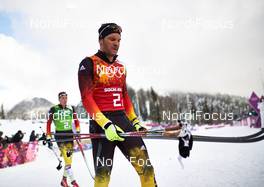 19.02.2014, Sochi, Russia (RUS): Tim Tscharnke (GER), Hannes Dotzler (GER), (l-r) - XXII. Olympic Winter Games Sochi 2014, cross-country, team sprint, Sochi (RUS). www.nordicfocus.com. © NordicFocus. Every downloaded picture is fee-liable.