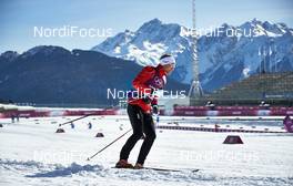 07.02.2014, Sochi, Russia (RUS): Erik Brandsdal (NOR) while training on the course - XXII. Olympic Winter Games Sochi 2014, cross-country, training, Sochi (RUS). www.nordicfocus.com. © NordicFocus. Every downloaded picture is fee-liable.