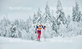 30.11.2014, Ruka, Finland (FIN): Marit Bjoergen (NOR) - FIS world cup cross-country, 10km women, Ruka (FIN). www.nordicfocus.com. © Felgenhauer/NordicFocus. Every downloaded picture is fee-liable.