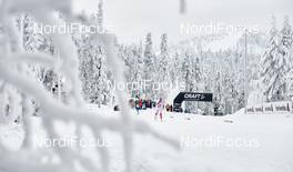 30.11.2014, Ruka, Finland (FIN): Kornelia Kubinska (POL), racing in white woods   - FIS world cup cross-country, 10km women, Ruka (FIN). www.nordicfocus.com. © Felgenhauer/NordicFocus. Every downloaded picture is fee-liable.