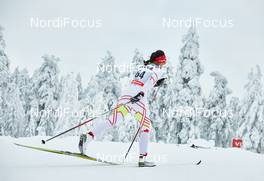 30.11.2014, Ruka, Finland (FIN): Emily Nishikawa (CAN) - FIS world cup cross-country, 10km women, Ruka (FIN). www.nordicfocus.com. © Felgenhauer/NordicFocus. Every downloaded picture is fee-liable.