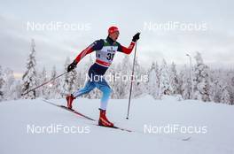 30.11.2014, Ruka, Finland (FIN): Alexander Bessmertnykh (RUS), Madshus, Swix, Alpina, Rottefella, Adidas - FIS world cup cross-country, 15km men, Ruka (FIN). www.nordicfocus.com. © Laiho/NordicFocus. Every downloaded picture is fee-liable.