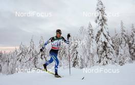 30.11.2014, Ruka, Finland (FIN): Anssi Pentsinen (FIN), Fischer, Swix, Alpinen, Rottefella - FIS world cup cross-country, 15km men, Ruka (FIN). www.nordicfocus.com. © Laiho/NordicFocus. Every downloaded picture is fee-liable.
