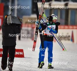 30.11.2014, Ruka, Finland (FIN): Sami Jauhojaervi (FIN), Iivo Niskanen (FIN), (l-r)  - FIS world cup cross-country, 15km men, Ruka (FIN). www.nordicfocus.com. © Felgenhauer/NordicFocus. Every downloaded picture is fee-liable.