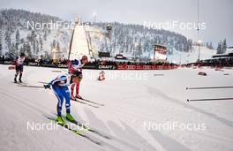 29.11.2014, Ruka, Finland (FIN): Sami Jauhojaervi (FIN) on the way back to the finish - FIS world cup cross-country, individual sprint, Ruka (FIN). www.nordicfocus.com. © Felgenhauer/NordicFocus. Every downloaded picture is fee-liable.