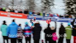 29.11.2014, Ruka, Finland (FIN): skiers in a downhill - FIS world cup cross-country, individual sprint, Ruka (FIN). www.nordicfocus.com. © Laiho/NordicFocus. Every downloaded picture is fee-liable.