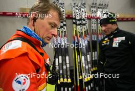 28.11.2014, Ruka, Finland (FIN): Salomon feature in a wax cabin - FIS world cup cross-country, training, Ruka (FIN). www.nordicfocus.com. © Laiho/NordicFocus. Every downloaded picture is fee-liable.