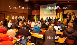 28.11.2014, Ruka, Finland (FIN): Fischer press conference at Ruka conference center - FIS world cup cross-country, training, Ruka (FIN). www.nordicfocus.com. © Felgenhauer/NordicFocus. Every downloaded picture is fee-liable.