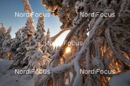 28.11.2014, Ruka, Finland (FIN): winter scenery around Ruka - FIS world cup cross-country, training, Ruka (FIN). www.nordicfocus.com. © Felgenhauer/NordicFocus. Every downloaded picture is fee-liable.