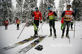 28.11.2014, Ruka, Finland (FIN): Maurice Manificat (FRA), Salomon, Swix, One Way testing skis - FIS world cup cross-country, training, Ruka (FIN). www.nordicfocus.com. © Laiho/NordicFocus. Every downloaded picture is fee-liable.