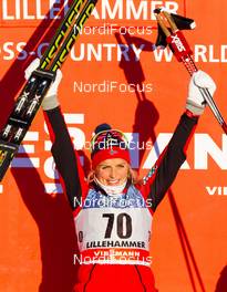 06.12.2014, Lillehammer, Norway (NOR): Therese Johaug (NOR), Fischer, Swix, Rottefella - FIS world cup cross-country, 5km women, Lillehammer (NOR). www.nordicfocus.com. © Laiho/NordicFocus. Every downloaded picture is fee-liable.