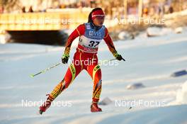06.12.2014, Lillehammer, Norway (NOR): Chunxue Chi (CHN) - FIS world cup cross-country, 5km women, Lillehammer (NOR). www.nordicfocus.com. © Felgenhauer/NordicFocus. Every downloaded picture is fee-liable.