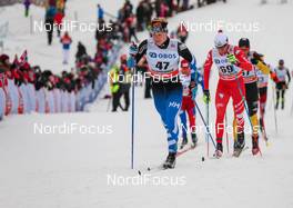 07.12.2014, Lillehammer, Norway (NOR): Juho Mikkonen (FIN), Rossignol, Rottefella, Exel - FIS world cup cross-country, pursuit men, Lillehammer (NOR). www.nordicfocus.com. © Laiho/NordicFocus. Every downloaded picture is fee-liable.