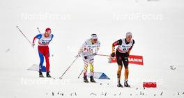 07.12.2014, Lillehammer, Norway (NOR): Jakub Graef (CZE), Jesse Cockney (CAN), Andreas Katz (GER), (l-r)  - FIS world cup cross-country, pursuit men, Lillehammer (NOR). www.nordicfocus.com. © Felgenhauer/NordicFocus. Every downloaded picture is fee-liable.