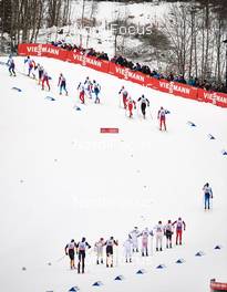 07.12.2014, Lillehammer, Norway (NOR): athletes leaving the stadium - FIS world cup cross-country, pursuit men, Lillehammer (NOR). www.nordicfocus.com. © Felgenhauer/NordicFocus. Every downloaded picture is fee-liable.