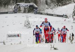 07.12.2014, Lillehammer, Norway (NOR): Simen Oestensen (NOR), Atomic, Swix - FIS world cup cross-country, pursuit men, Lillehammer (NOR). www.nordicfocus.com. © Laiho/NordicFocus. Every downloaded picture is fee-liable.