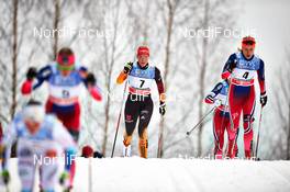 07.12.2014, Lillehammer, Norway (NOR): Denise Herrmann (GER), Ragnhild Haga (NOR), (l-r)  - FIS world cup cross-country, pursuit women, Lillehammer (NOR). www.nordicfocus.com. © Felgenhauer/NordicFocus. Every downloaded picture is fee-liable.