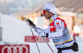 21.12.2014, Davos, Switzerland (SUI): Marcus Hellner (SWE) during a warm upp session - FIS world cup cross-country, individual sprint, Davos (SUI). www.nordicfocus.com. © Laiho/NordicFocus. Every downloaded picture is fee-liable.