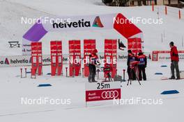 21.12.2014, Davos, Switzerland (SUI): stadium under construction - FIS world cup cross-country, individual sprint, Davos (SUI). www.nordicfocus.com. © Laiho/NordicFocus. Every downloaded picture is fee-liable.