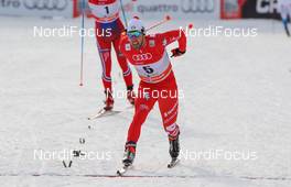 21.12.2014, Davos, Switzerland (SUI): Federico Pellegrino (ITA), Rossignol, Rottefella - FIS world cup cross-country, individual sprint, Davos (SUI). www.nordicfocus.com. © Laiho/NordicFocus. Every downloaded picture is fee-liable.