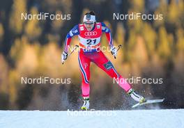 21.12.2014, Davos, Switzerland (SUI): Maiken Caspersen Falla (NOR), Fischer, Swix, Rottefella  - FIS world cup cross-country, individual sprint, Davos (SUI). www.nordicfocus.com. © Laiho/NordicFocus. Every downloaded picture is fee-liable.