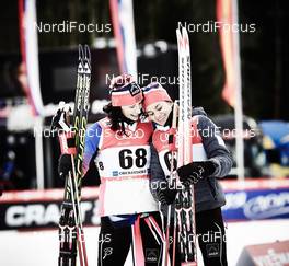 03.01.2015, Oberstdorf, Germany (GER): Marit Bjoergen (NOR), Heidi Weng (NOR), (l-r)  - FIS world cup cross-country, tour de ski, prologue women, Oberstdorf (GER). www.nordicfocus.com. © Felgenhauer/NordicFocus. Every downloaded picture is fee-liable.