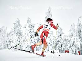 30.11.2014, Ruka, Finland (FIN): Chunxue Chi (CHN) - FIS world cup cross-country, 10km women, Ruka (FIN). www.nordicfocus.com. © Felgenhauer/NordicFocus. Every downloaded picture is fee-liable.