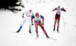 05.12.2014, Lillehammer, Norway (NOR): Calle Halfvarsson (SWE), Emil Iversen (NOR), Ola Vigen Hattestad (NOR), (l-r)  - FIS world cup cross-country, individual sprint, Lillehammer (NOR). www.nordicfocus.com. © Felgenhauer/NordicFocus. Every downloaded picture is fee-liable.