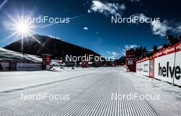 20.12.2014, Davos, Switzerland (SUI): view at the stadium - FIS world cup cross-country, 10km women, Davos (SUI). www.nordicfocus.com. © Laiho/NordicFocus. Every downloaded picture is fee-liable.