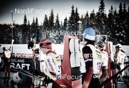 06.12.2014, Lillehammer, Norway (NOR): athletes entering the start area - FIS world cup nordic combined, individual gundersen HS100/10km, Lillehammer (NOR). www.nordicfocus.com. © Felgenhauer/NordicFocus. Every downloaded picture is fee-liable.
