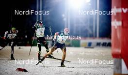 30.11.2014, Ruka, Finland (FIN): Francois Braud (FRA), Eric Frenzel (GER), (l-r)  - FIS world cup cross-country, individual sprint, Ruka (FIN). www.nordicfocus.com. © Felgenhauer/NordicFocus. Every downloaded picture is fee-liable.
