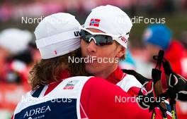 11.01.2014, Chaux-Neuve, France (FRA): (l-r) Mikko Kokslien (NOR), Fischer, Swix, Rottefella and Magnus Krog (NOR), Fischer, Alpina, Rottefella, Swix - FIS world cup nordic combined, individual gundersen HS118/10km, Chaux-Neuve (FRA). www.nordicfocus.com. © Becker/NordicFocus. Every downloaded picture is fee-liable.